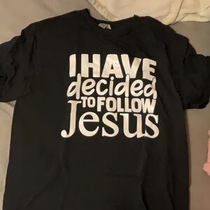 Black Graphic T-Shirt - Inspirational Message